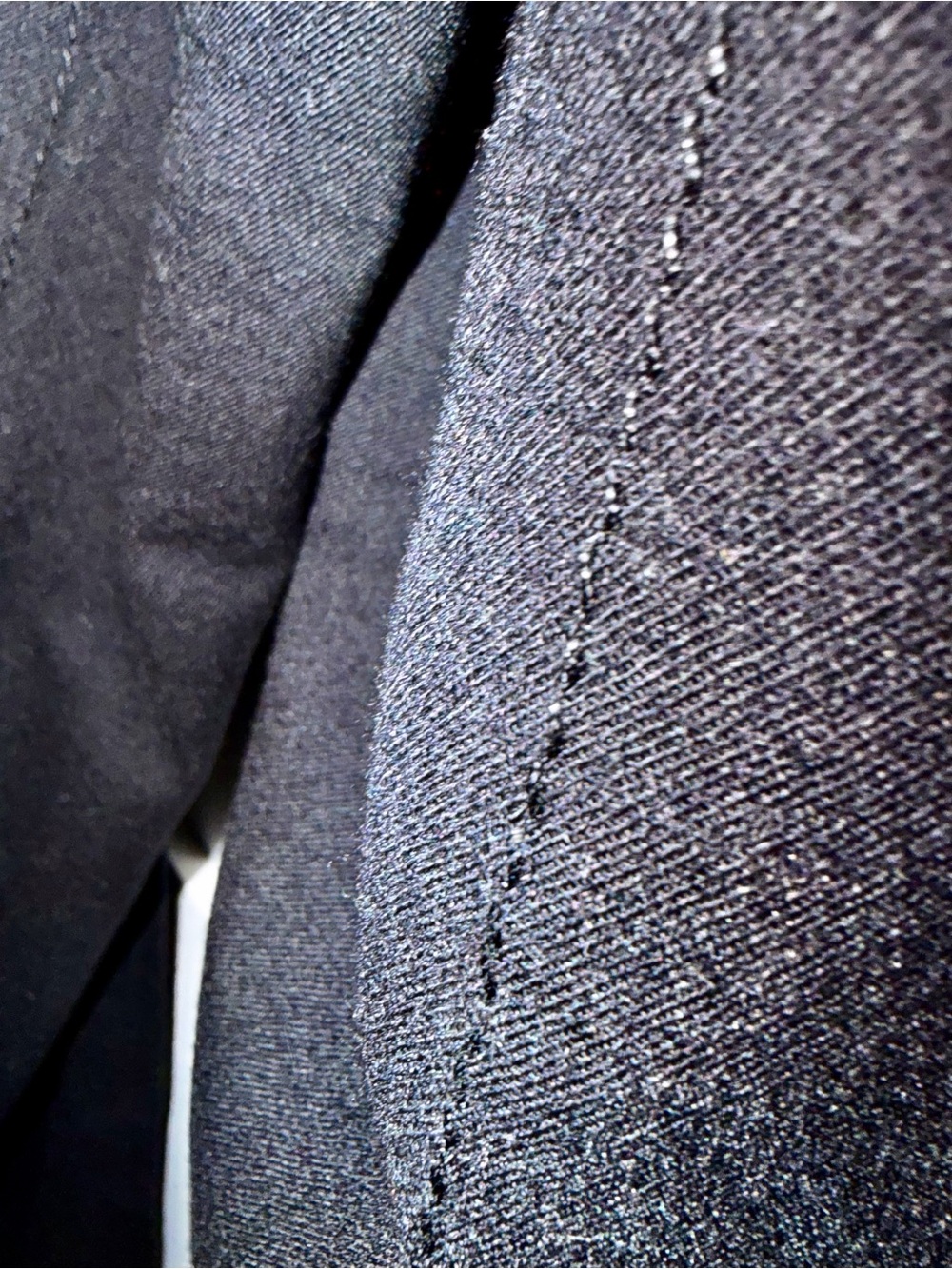 Massimo Dutti 96% Wool Tailored Ankle Pants Cuffed Black US 4 / EU 36 - Picture 5 of 7